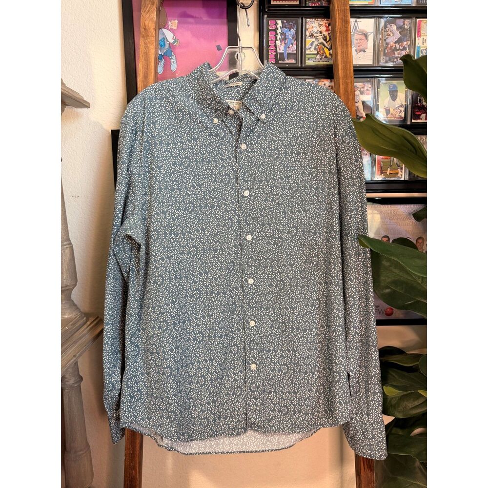 J. Crew Slim Untucked Organic Cotton Button Down